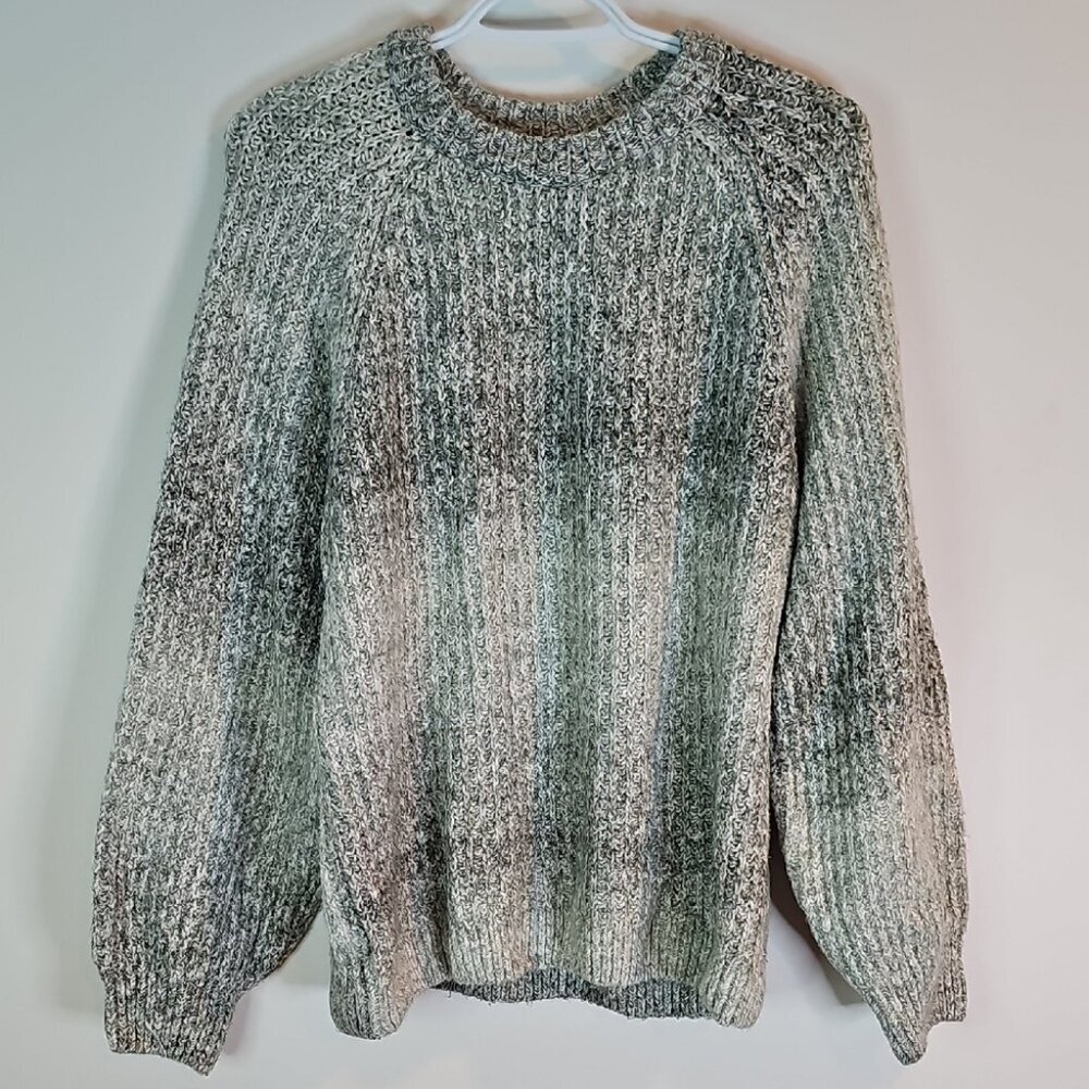 Denver Hayes Men's Marled Gray Crewneck Sweater